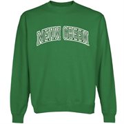 North Texas Mean Green Secondary Traditional Arch Crew Neck Sweatshirt - Green