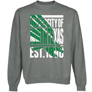 North Texas Mean Green Lineage Sweatshirt - Gunmetal