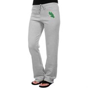 North Texas Mean Green Ladies Logo Applique Sweatpants - Ash