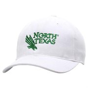 North Texas Mean Green Elementary Adjustable Hat - White