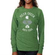North Texas Mean Green Ladies Genuine Article Long Sleeve Slim Fit T-Shirt - Green