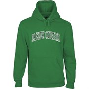 North Texas Mean Green Secondary Traditional Arch Pullover Hoodie - Kelly Green