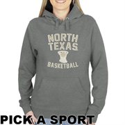 North Texas Mean Green Ladies Legacy Pullover Hoodie - Gunmetal