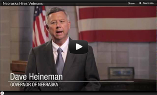 Nebraska Hires Veterans on YouTube