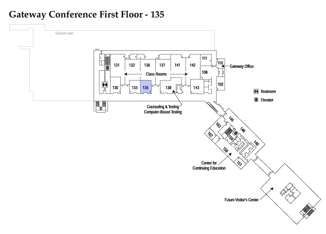 First floor map