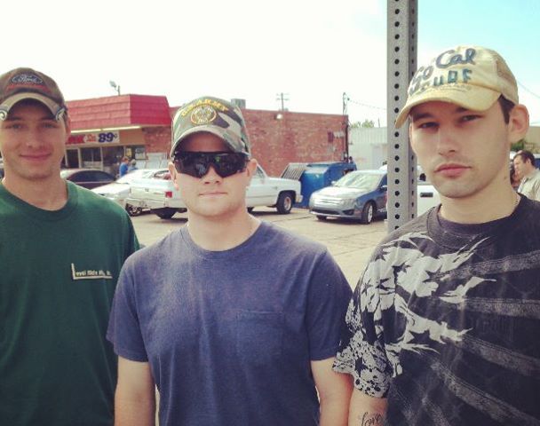 Photo: Austin Deweese, 20, Jonathan Welborn, 19, and Derek Hole, 24, drove four hours from Joplin, Mo., to drop off supplies for the residents of Moore. Hole, who worked in search and rescue after the Joplin tornado, and who lost a few friends in the storm, said, “We’ve been through the same thing.” Welborn added, “We wanted to return the favor.”

Read more stories of Ok. tornado volunteers here: http://wapo.st/10n6C9w
And the stories of tornado survivors here: http://wapo.st/Z0rLce