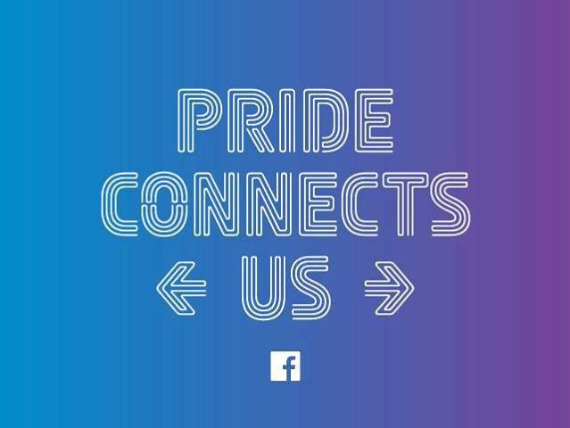 照片：Approximately 70% of people on Facebook in the U.S. are connected to a friend who has expressly identified themselves as gay, lesbian or bisexual on their timeline. #PrideConnectsUs
