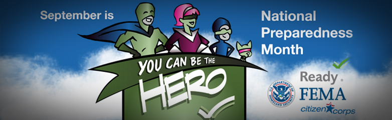 Become a hero this National Preparedness Month