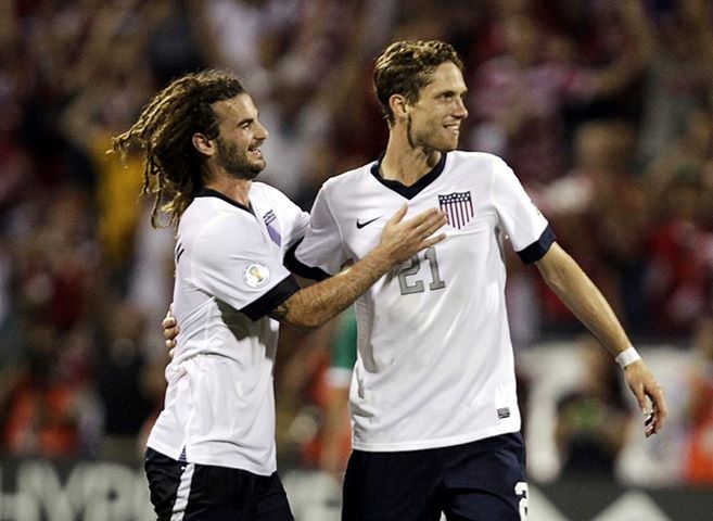 Photo: Team USA is Brazil bound after a 2-0 victory over Mexico and Panama's failed attempt at defeating Honduras. It marked the fourth time since 2001 that the U.S. beat Mexico 2-0 in a World Cup qualifier at Columbus Crew Stadium: http://yhoo.it/15ikgAG