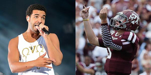 Photo: The rapper Drake says he and Texas A&M QB Johnny Manziel are ‘a duo’ --> http://yhoo.it/15RUwLS 

Thoughts?