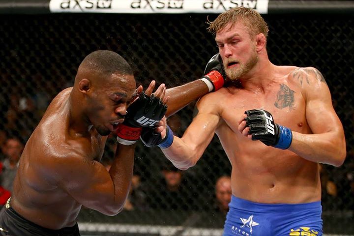 Photo: Jon Jones survived a five-round war to retain his UFC light heavyweight title by unanimous decision over Alexander Gustafsson. It was Jones' sixth title defense, setting a division record for most successful title defenses at light heavyweight: http://yhoo.it/18iXsQe