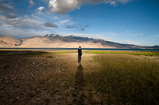 Just by the lake, Ladakh, India