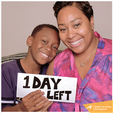 صورة: ‏‎Open enrollment is almost here! 

SHARE this post to let your friends & family know that there is only ONE DAY left until they can compare plans side-by-side and enroll in affordable health coverage at www.HealthCare.gov‎‏