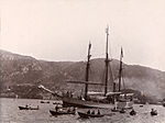 O Fram deixa Bergen em 2 de julho de 1893, em direção ao oceano Ártico