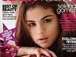 Cover girl: Selena Gomez appears on the cover of Teen Vogue as well as an exclusive interview inside
