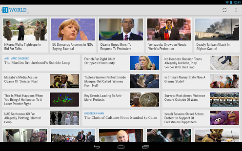Huffington Post - screenshot thumbnail