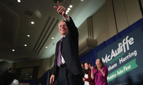 Terry McAuliffe elected governor of Virginia in major blow to Republicans
