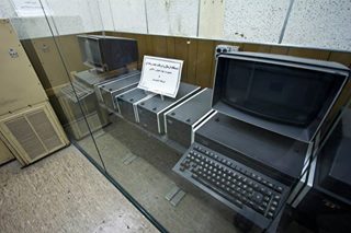 Photo: A set of computers discovered in the surveillance section of the U.S. Embassy. Computer use only became widespread in the mid-1980s, several years after these computers were found. (Muhammad Lila/ABC News)

More photos: http://abcn.ws/1dIyxJn
Video tour: http://abcn.ws/17Ils1x