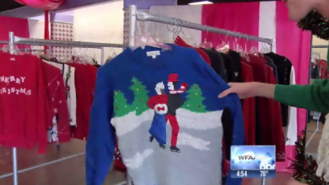 <b><font color=#000000>VIDEO</font></b> Sweaters only a mother could love: The Ugly Christmas Sweater Shop