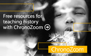 ChronoZoom tools for history teachers