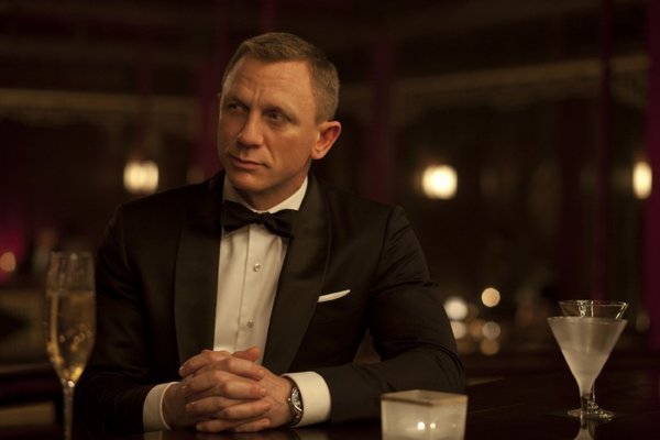 James Bond, a.k.a. 007, drinks four times more than British health experts say is reasonable. This may explain his preference for martinis that are "shaken, not stirred." In the photo, Bond is portrayed by actor Daniel Craig.