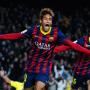 Barcelona’s Neymar caps incredible five-goal week with a pair of scores in Saturday’s win over Villareal. Getty 