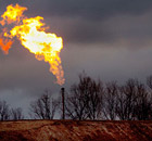  gas flare fracking site Bradford County Pennsylvania