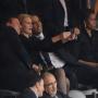 
	British Prime Minister David Cameron (left), Denmark's Prime Minister Helle Thorning-Schmidt (center) and President Obama pose for the infamous selfie during Nelson Mandela’s memorial service.
