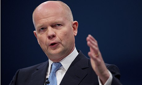 william hague supports EU protesters