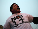 Immigrant Rights Advocates Protest At Elizabeth Detention Center