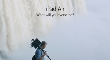 iPad Air. What will your verse be?