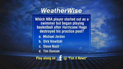 Photo: Here's a look at today's WeatherWise question...

CORRECT ANSWER: D