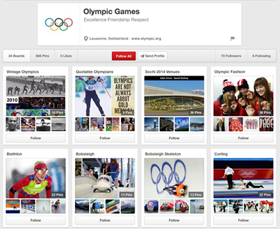 Photo: It's time to go for the gold! Check out The Olympic Games on Pinterest to discover archival photos from previous games, inspiring quotes from Olympic athletes, and highlights from the Winter Games: http://www.pinterest.com/olympics

What's your favorite sporting event? Tell us in the comments.