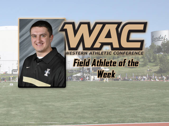 Andrey Levkiv scored his first WAC Athlete of the Week honor of the season