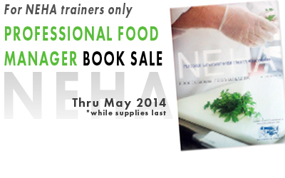 Professional Food Manager Book Sale