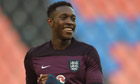 Danny Welbeck looks on