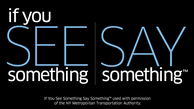 If You See Something, Say Something Official Logo