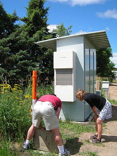 Rice Lake, Checking out the vault