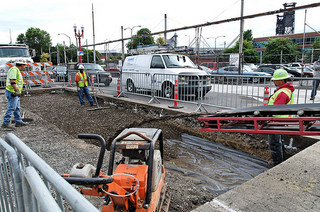 Downtown Street and Bus Stop Repairs