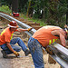 Installing New Guardrail