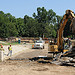 Construction at the Lincoln Memorial Reflecting Pool