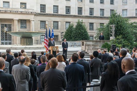 Photo: Attorney General Eric Holder's Remarks at the Justice Dept on the Twelfth Anniversary of September 11, 2001
http://go.usa.gov/DB9k