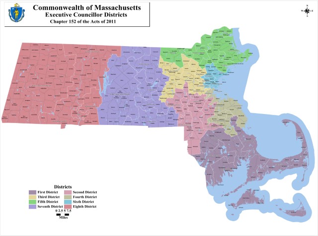 2011 Governors Council District Maps