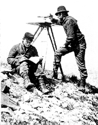 historical photo of surveyors