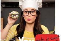 Rosanna Pansino / Queen of Nerdy Nummies turns all of your favorite movies, video games, and everyday-nerdy into delicious treats.  Making it sweet to be yourself: YouTube.com/Rosanna Pansino / by YouTube