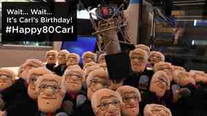 Carl Kasell turn's 80