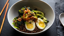 Making Quinoa and Rice Bowls