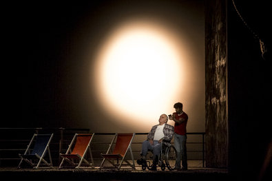 Alan Opie portrayed Leon Klinghoffer in the Metropolitan Opera premiere of “The Death of Klinghoffer” on Monday.