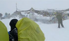 Blizzard in Himalayas 