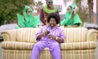 Afroman: driving a sofa under the influence in his video for Because I Got High (Positive Remix)